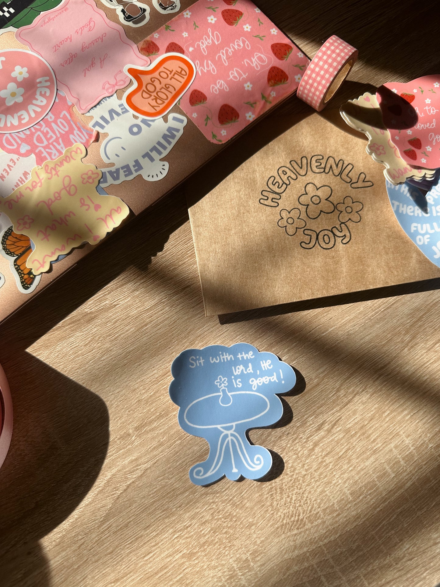 Sit With Lord Sticker