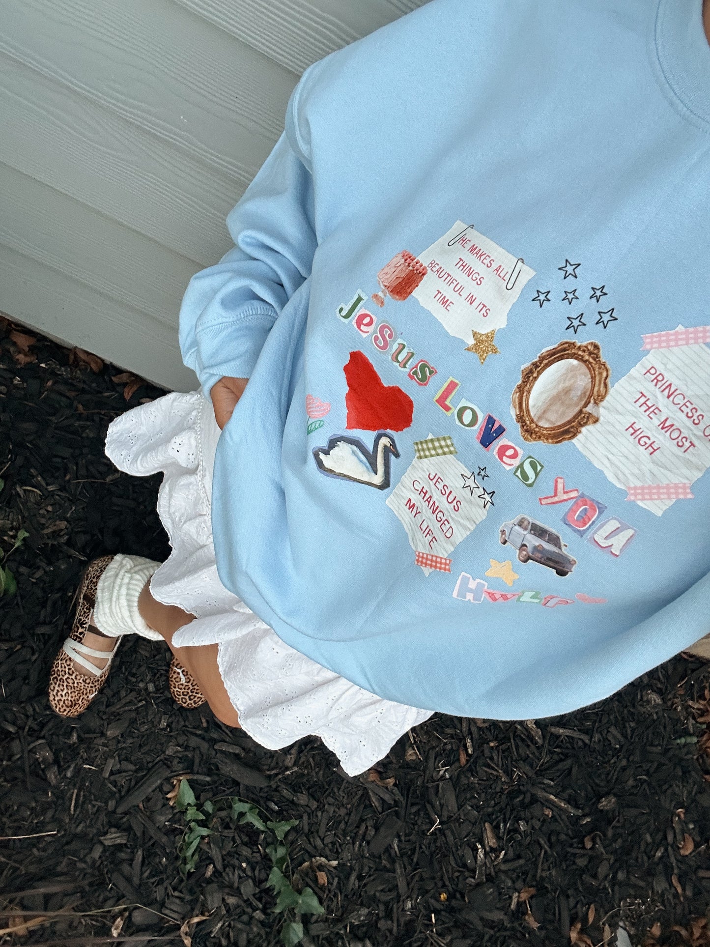 JLY Scrapbook Crewneck