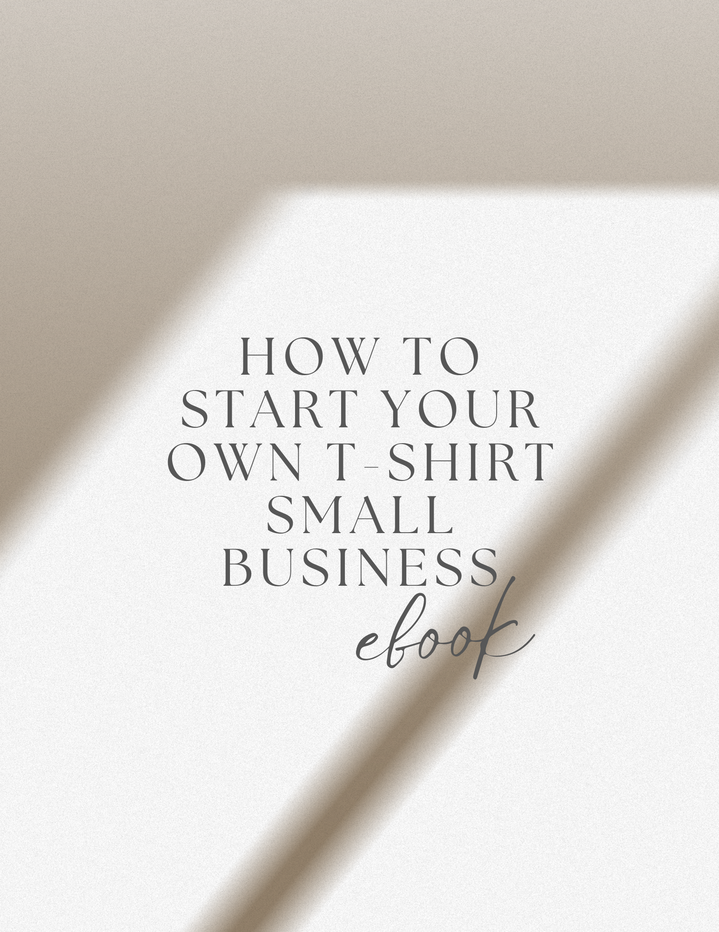 How To Start Your Own T-Shirt Business
