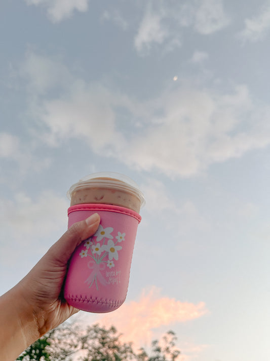 Loved By Jesus Coffee Koozie