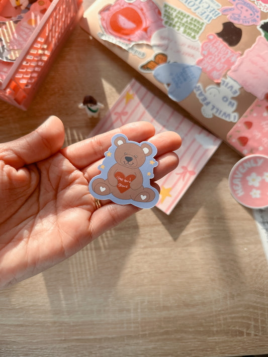 I love you, Jesus Sticker