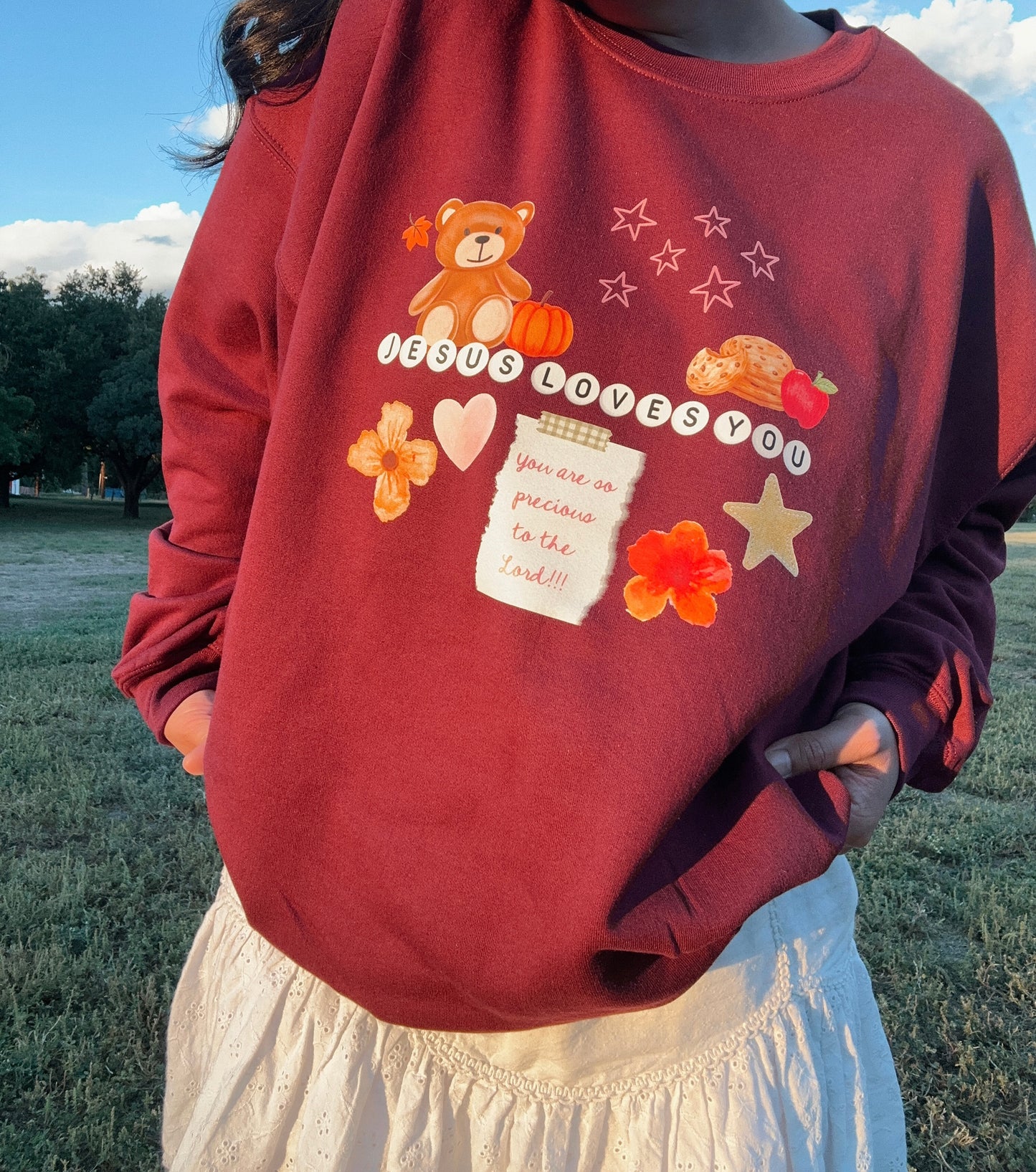 JLY Fall Scrapbook Crewneck